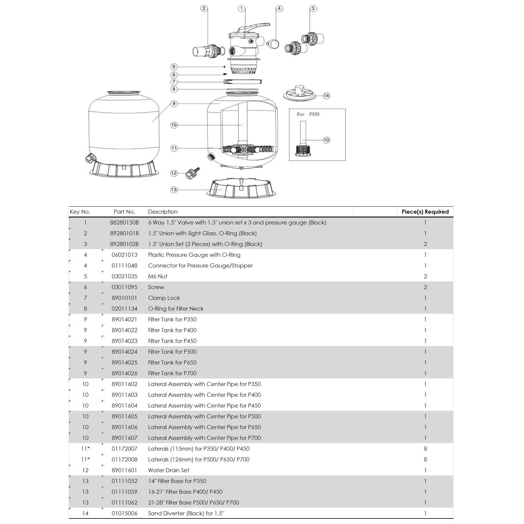 Фильтр Emaux V350 (Opus) 88010101